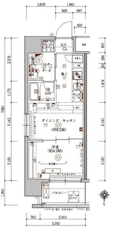 ベルシード綾瀬ドゥーエ#Rの物件間取画像